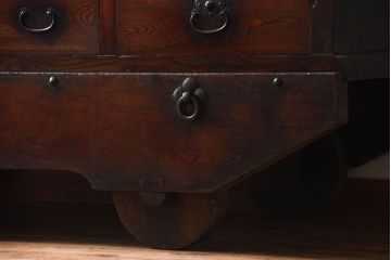 アンティーク雑貨　古民具・骨董　特大サイズ!組み立て式米沢車箪笥