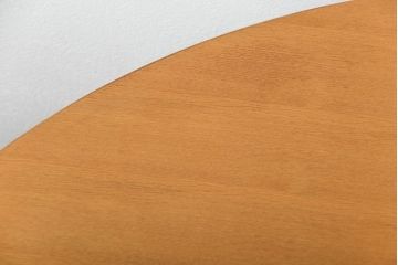 中古　天童木工　ナラ材のラウンドダイニングテーブル