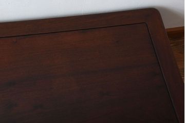 アンティーク　高級美品!彫刻が美しい唐木の大きな座卓