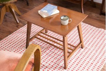 アンティーク家具　和製アンティーク　古い木製のシンプルなセンターテーブル