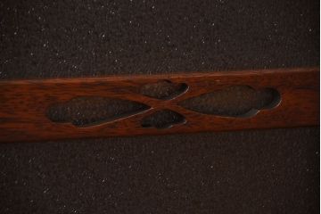 アンティーク家具　和製アンティーク　ダイヤガラス入り!古い木製の2段重ね収納棚