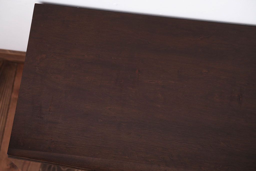 アンティーク家具　アンティーク　脚付き!古い木製の小物収納用サイドキャビネット