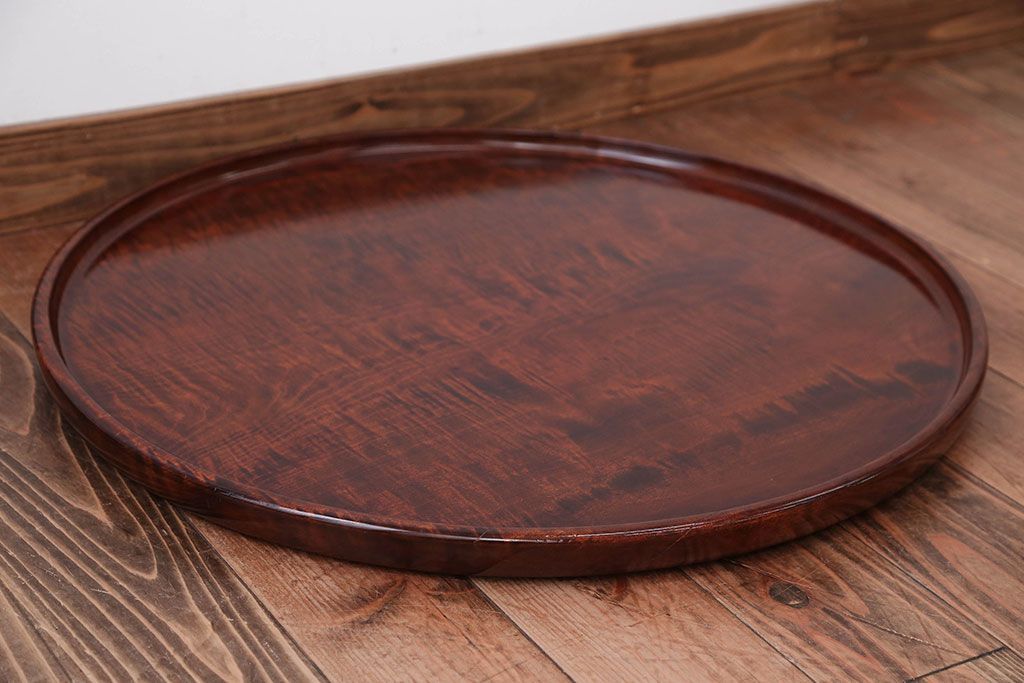 アンティーク雑貨　和製アンティーク　栃材のとても大きな古いお盆