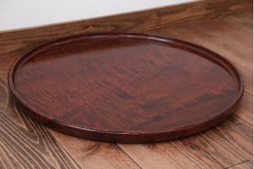 アンティーク雑貨　和製アンティーク　栃材のとても大きな古いお盆