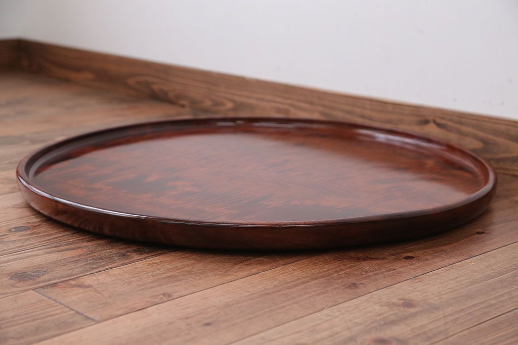 アンティーク雑貨　和製アンティーク　栃材のとても大きな古いお盆
