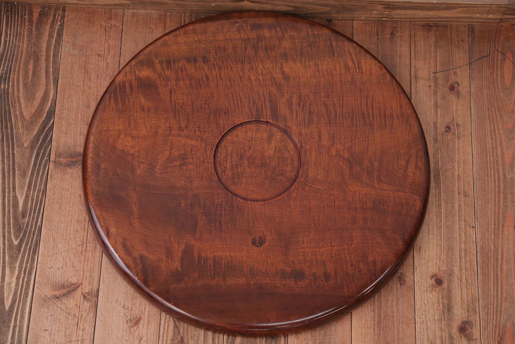 アンティーク雑貨　和製アンティーク　栃材のとても大きな古いお盆