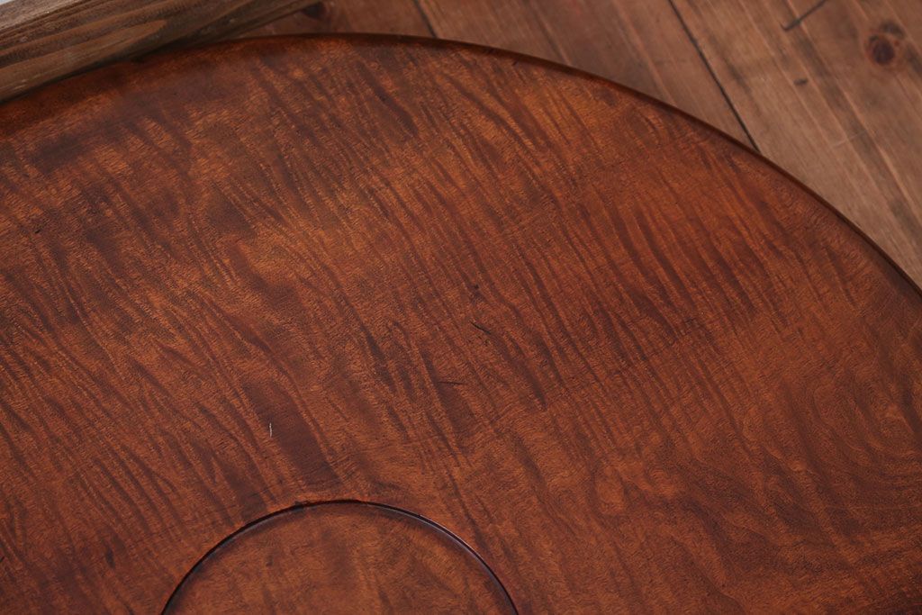 アンティーク雑貨　和製アンティーク　栃材のとても大きな古いお盆