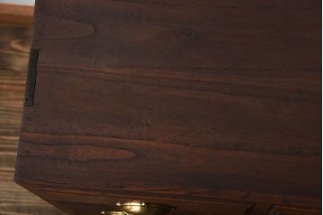 アンティーク家具　アンティーク　前面ナラ材!古い木製のチェスト