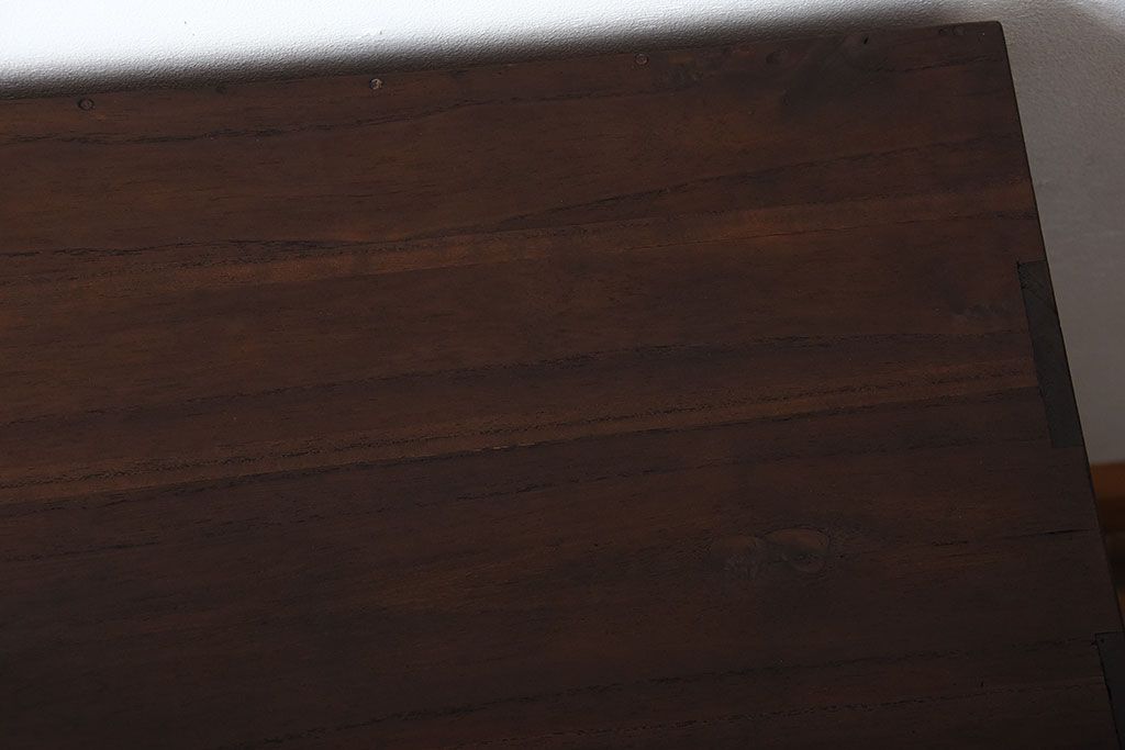 アンティーク家具　アンティーク　前面ナラ材!古い木製のチェスト