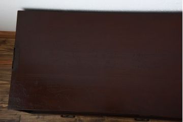 アンティーク家具　和製アンティーク　古い木製の和風なローボード