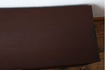 アンティーク家具　和製アンティーク　古い木製の和風なローボード