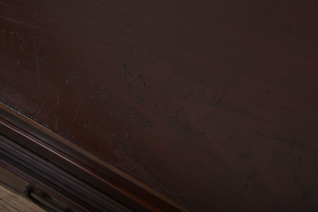 アンティーク家具　和製アンティーク　古い木製の和風なローボード