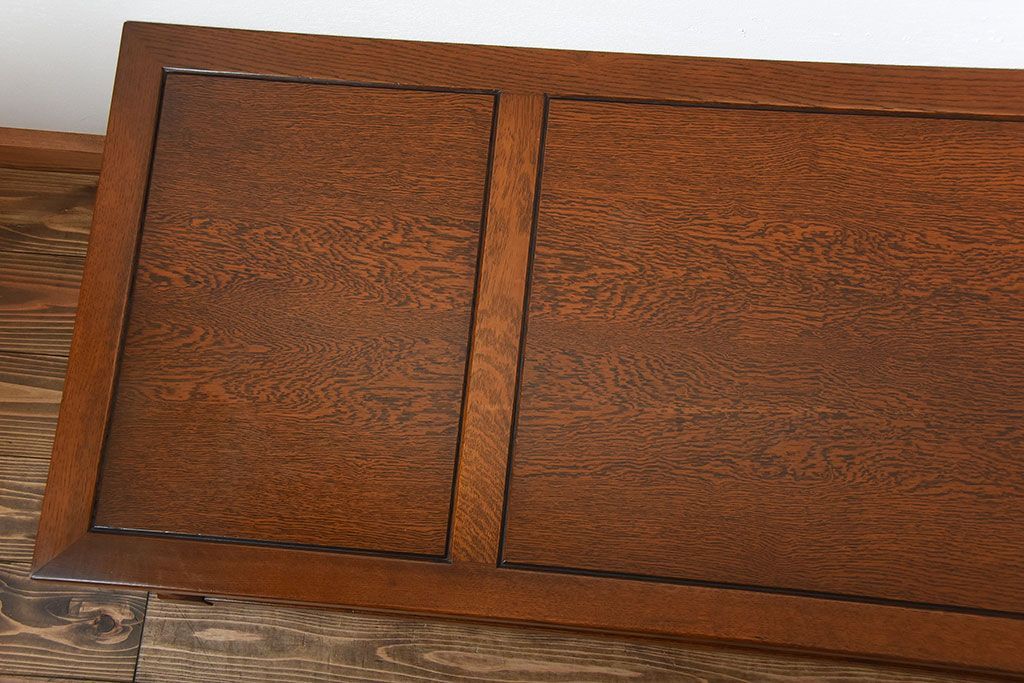 中古　コスガ(KOSUGA)製　ナラ材のセンターテーブル