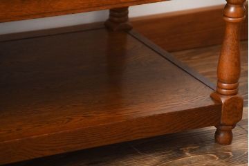 中古　コスガ(KOSUGA)製　ナラ材のセンターテーブル