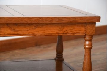 中古　コスガ(KOSUGA)製　ナラ材のセンターテーブル