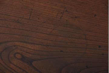 アンティーク家具　古民具・骨董　古い欅材のモダンなアンティーク座卓