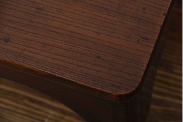 アンティーク家具　古民具・骨董　古い欅材のモダンなアンティーク座卓