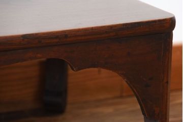 アンティーク家具　古民具・骨董　古い欅材のモダンなアンティーク座卓