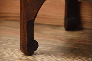 アンティーク家具　古民具・骨董　古い欅材のモダンなアンティーク座卓