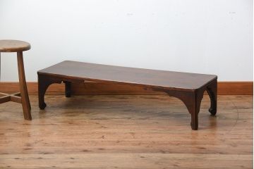 アンティーク家具　古民具・骨董　古い欅材のモダンなアンティーク座卓