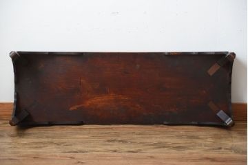 アンティーク家具　古民具・骨董　古い欅材のモダンなアンティーク座卓