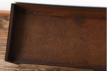 アンティーク家具　和製アンティーク　古い木製のシンプルな机(飾り棚)