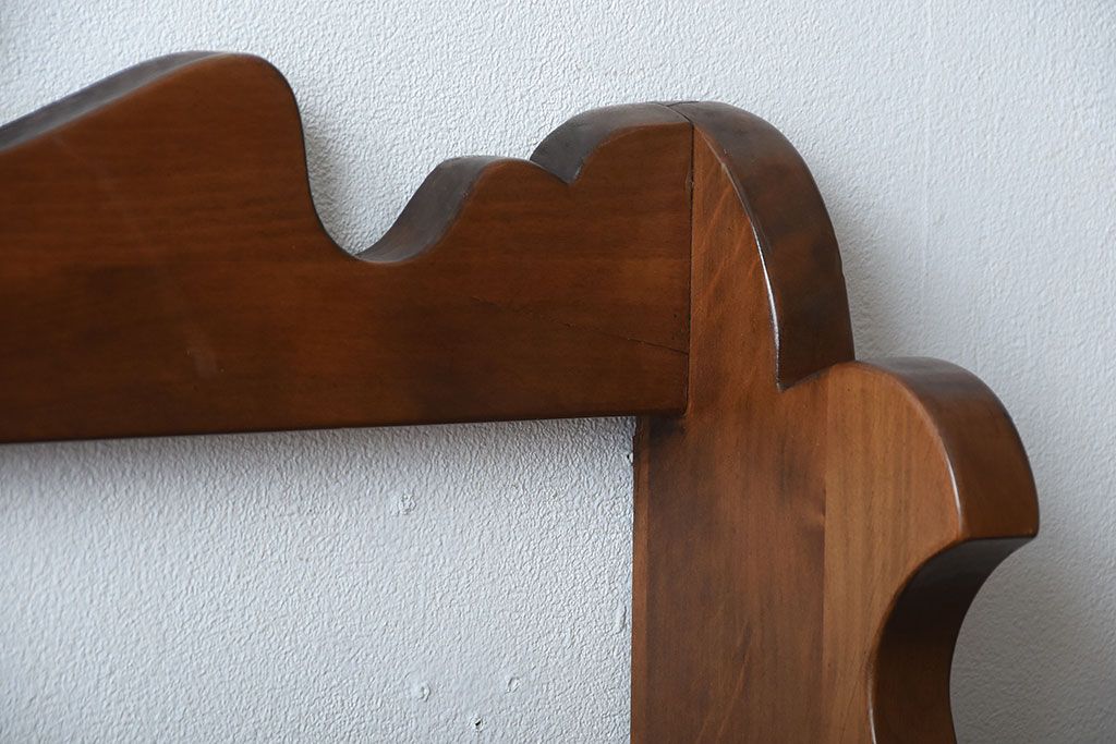 中古　木製のおしゃれなウォールラック(壁掛け飾り棚)