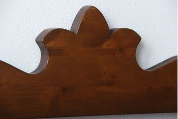 中古　木製のおしゃれなウォールラック(壁掛け飾り棚)