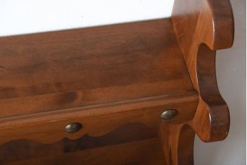 中古　木製のおしゃれなウォールラック(壁掛け飾り棚)