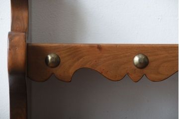 中古　木製のおしゃれなウォールラック(壁掛け飾り棚)