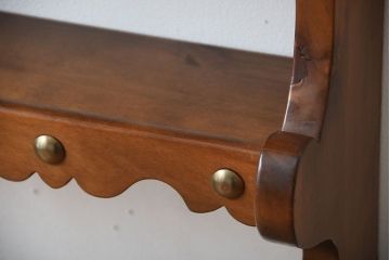 中古　木製のおしゃれなウォールラック(壁掛け飾り棚)