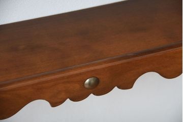 中古　木製のおしゃれなウォールラック(壁掛け飾り棚)