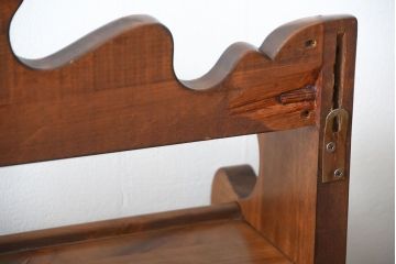 中古　木製のおしゃれなウォールラック(壁掛け飾り棚)