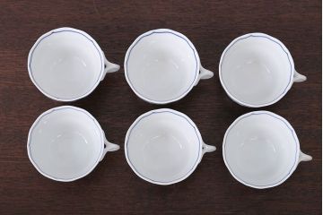 アンティーク雑貨　BOHEMIA(ボヘミア)ブルーオニオン　カップ・ポットなど洋食器セット