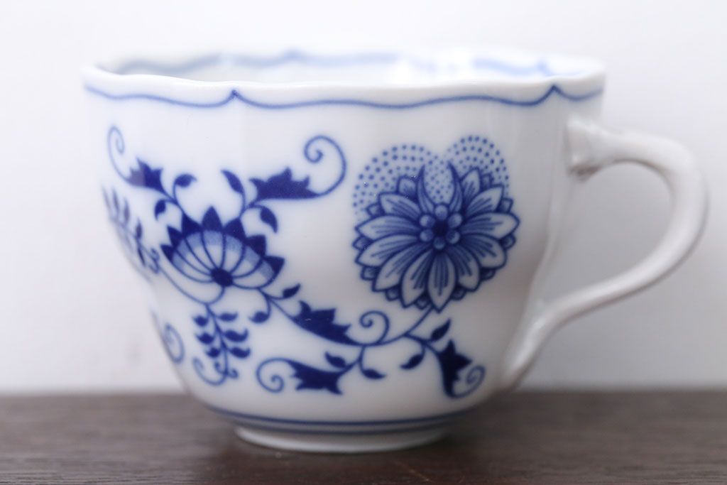 アンティーク雑貨　BOHEMIA(ボヘミア)ブルーオニオン　カップ・ポットなど洋食器セット