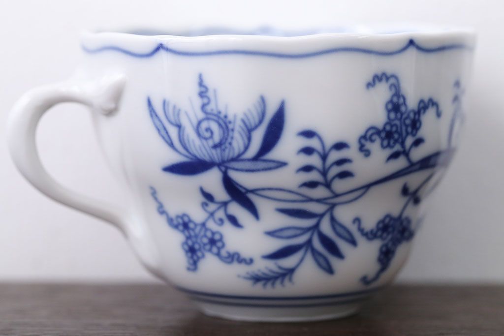 アンティーク雑貨　BOHEMIA(ボヘミア)ブルーオニオン　カップ・ポットなど洋食器セット