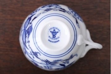 アンティーク雑貨　BOHEMIA(ボヘミア)ブルーオニオン　カップ・ポットなど洋食器セット