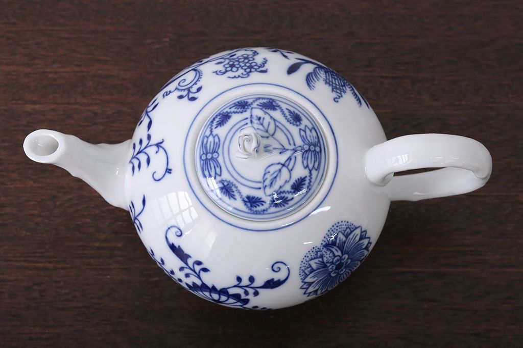 アンティーク雑貨　BOHEMIA(ボヘミア)ブルーオニオン　カップ・ポットなど洋食器セット