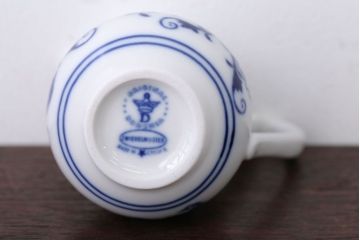 アンティーク雑貨　BOHEMIA(ボヘミア)ブルーオニオン　カップ・ポットなど洋食器セット