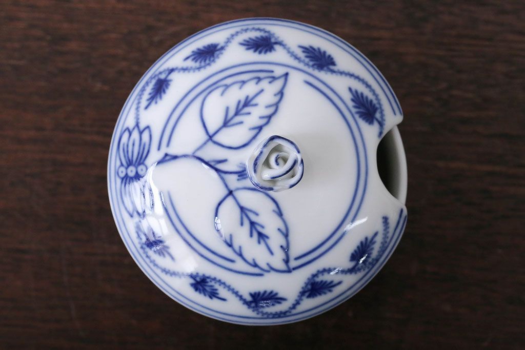 アンティーク雑貨　BOHEMIA(ボヘミア)ブルーオニオン　カップ・ポットなど洋食器セット