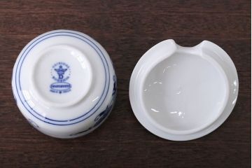 アンティーク雑貨　BOHEMIA(ボヘミア)ブルーオニオン　カップ・ポットなど洋食器セット