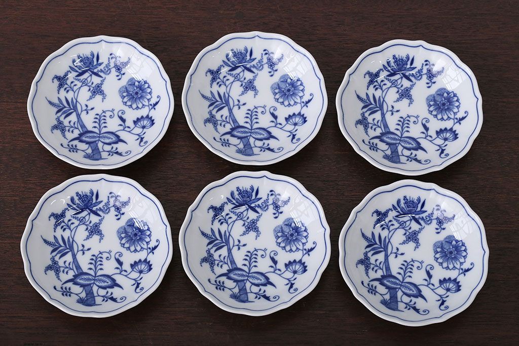 アンティーク雑貨　BOHEMIA(ボヘミア)ブルーオニオン　カップ・ポットなど洋食器セット