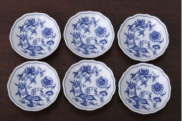 アンティーク雑貨　BOHEMIA(ボヘミア)ブルーオニオン　カップ・ポットなど洋食器セット