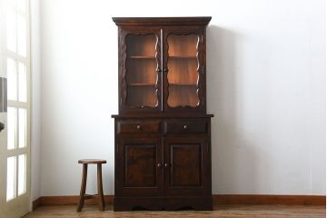 中古　松本民芸家具　ビンテージ品　おしゃれな食器棚