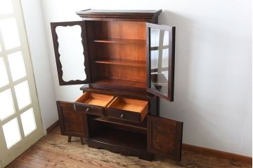 中古　松本民芸家具　ビンテージ品　おしゃれな食器棚