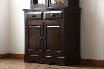 中古　松本民芸家具　ビンテージ品　おしゃれな食器棚