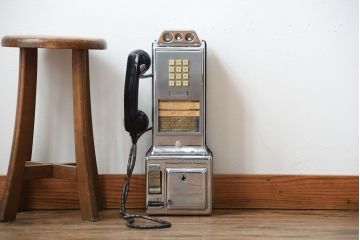 アンティーク雑貨　USヴィンテージ　公衆電話(ビンテージ)