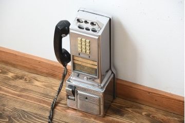 アンティーク雑貨　USヴィンテージ　公衆電話(ビンテージ)