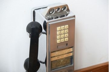 アンティーク雑貨　USヴィンテージ　公衆電話(ビンテージ)