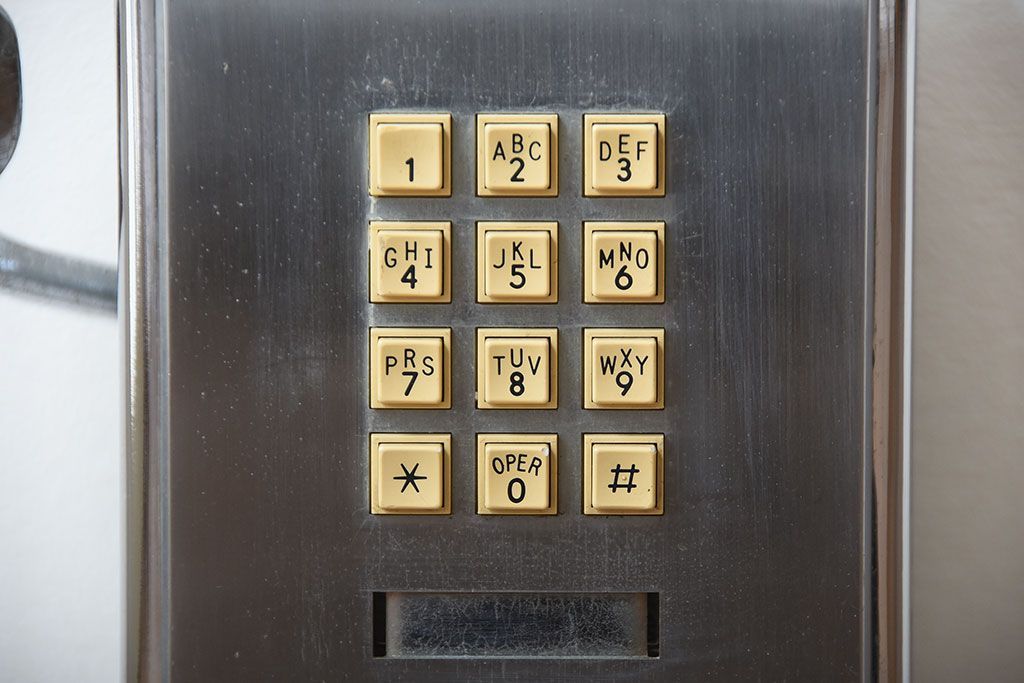 アンティーク雑貨　USヴィンテージ　公衆電話(ビンテージ)